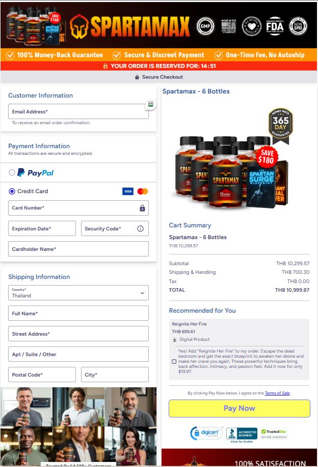 Spartamax From The Official Website Secure Order Page